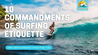 10 Commandments of Surfing Etiquette