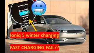 Epic fail?! Charging Hyundai Ioniq 5 in winter temperatures