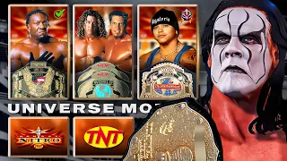 I Built The Best Universe Mode but it's WCW 2002! (WWE 2K23)