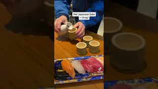 Yummy Sushi, Unagi + Hot Sake | Osaka Japan #shorts #shortsviral #youtubeshorts