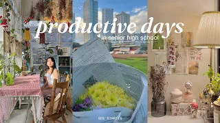 productive school vlog 🌻  finals week, stu(dying), school-life balance 📚