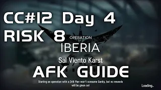 CC#12 Day 4 - Sal Viento Karst Risk 8 | AFK & Easy Guide | Base Point |【Arknights】
