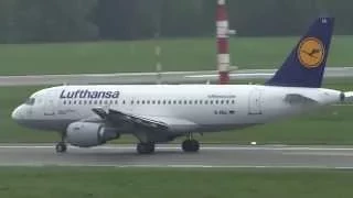 D-AILL Lufthansa Airbus A319 takeoff at Hamburg Airport