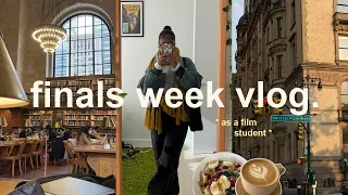 A PRODUCTIVE WEEK IN MY LIFE 💌 as a *film student* during finals (what I eat, study tips & more)