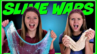 Slime Wars: Who is the Better Liar Slime Challenge || Taylor & Vanessa
