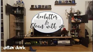 declutter & clean with me | living room | motivation | Wohnzimmerschrank ausmisten