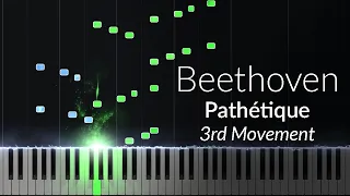 Beethoven - Pathetique 3rd Movement (Opus 13 No. 8) [Piano Tutorial]