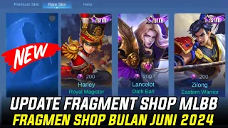 UPDATE FRAGMENT SHOP BULAN JUNI 2024 ! UPDATE SKIN FRAGMENT SHOP JUNI 2024 SKIN TERBARU ML