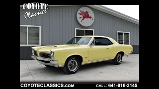 One of a Kind Survivor 1966 GTO  (SOLD) at Coyote Classics