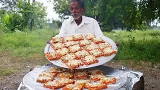 Bread Pizza Recipe | Quick and Easy Bread Pizza by Our Grandpa For Mentally challenged People