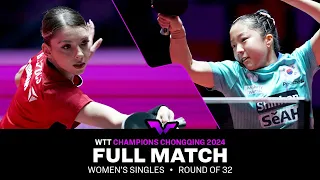 FULL MATCH | SHIN Yubin vs Bernadette SZOCS | WS R32 | #WTTChongqing 2024