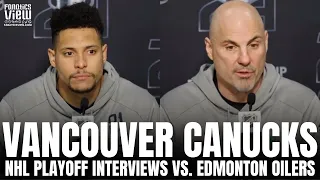 Rick Tocchet & Dakota Joshua Discuss Injury Loss of Brock Boeser, Vancouver Canucks GM7 Mindset