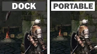 Dark Souls Remastered Switch | Dock vs Portable | Graphics Comparison