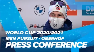 Oberhof World Cup 5 Men Pursuit Press Conference