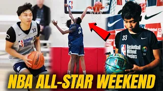 Andy Gemao at NBA All-Star Weekend in Indianapolis with NBA Basketball Without Borders