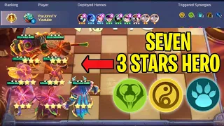 Magic Chess: Seven 3 Stars Hero with 6 Cadia, 4 Venom and 3 Guardian Synergy Combo