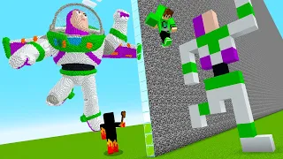 Trolei meu AMIGO com BUZZ PRONTO na BATALHA DE CONSTRUÇÃO do MINECRAFT