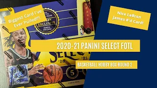 2020 21 Select Basketball FOTL Hobby Box Round 2 - My Biggest Hit Ever!