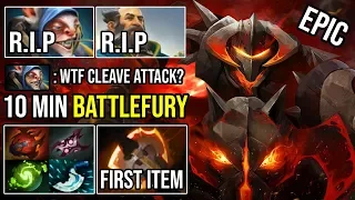 NEW 7.22h Cancer to Destroy Meepo with 10Min Battlefury Chaos Knight 1Hit K.O illusions Cleave DotA2