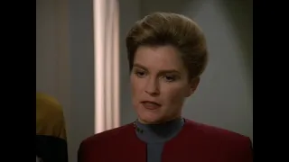 Neelix informs the crew that Tom Paris may be a traitor