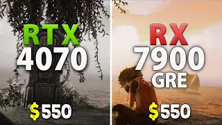 RTX 4070 vs RX 7900 GRE - Test in 15 Games | 1440p, Rasterization