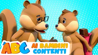 si si johny johny sî papà | rima di canzoni | Ai Bambini Contenti | All Babies Channel Italian