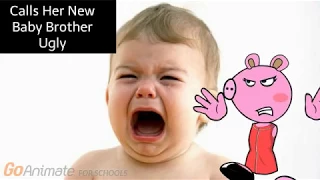 Peppa Calls Her New BAby Brother Ugly/Grounded