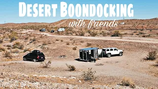 Living In A Minivan | Boondocking with a friend in Lake Havasu City (FREE) and hiking in Sara Park.