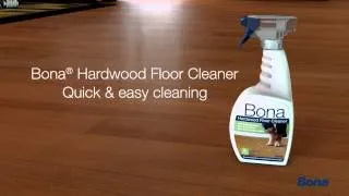 How to clean hardwood floors with Bona