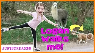 I Let My Dog Walk Me For A Day! / JustJordan33