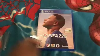 FIFA 22 ps4 game unboxing