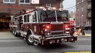 Harrison FD Engine 13, Tower Ladder 24, And Engine 10 Responding