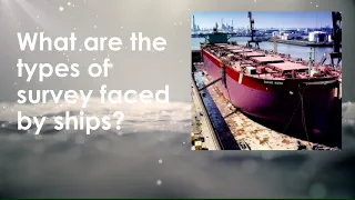 What are the types of survey conducted on ships??