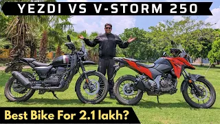 Yezdi Adventure VS Suzuki V-Strom 250 || Best Long Distance Adventure Touring Motorcycle?