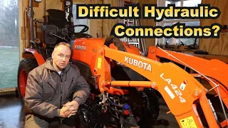 DIY Tool for hydraulic line pressure relief for the Kubota compact tractor