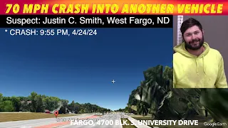 70 MPH Crash Into Another Vehicle In City Of Fargo