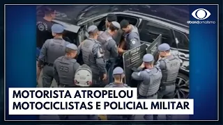 Motorista atropela 3 pessoas e é preso em São Paulo | Jornal da Band