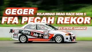 GEGER!!!! KEJURNAS DRAG RACE SERI 5 PECAH REKOR