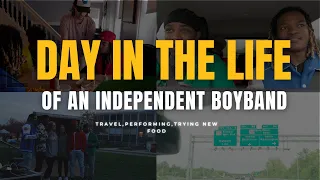 Day in the life of an independent boyband: Traveling| performing| trying blue crab