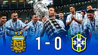 Argentina vs Brasil | 1 - 0 | (Copa América Final 2021) - HIGHLIGHTS & GOLES - HD