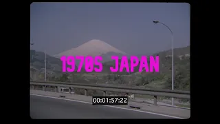 1970s Japan, Tokyo-Kobe Express, Railway, Mount Fuji, 35mm