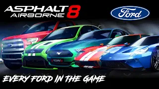 Asphalt 8: Full Ford Showcase (Every Car in-game, 2022)