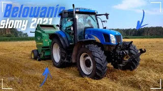 🔥BELOWANIE SŁOMY NOWYM NABYTKIEM 🔥NEW HOLLAND T6070 & JOHN DEERE 623🔥