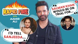 What Aamir Ali wants to say to ex-wife Sanjeeda Shaikh | RAPID FIRE on Shah Rukh Khan, Kajol, Salman