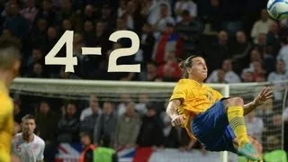 Zlatan Ibrahimović vs England|HD 1080i|by IsaacFutbol4hd