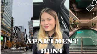 BIG CITY APARTMENT HUNTING AESTHETIC!! moving diaries Montreal, Canada p.2