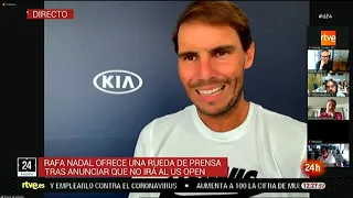 Rafael Nadal's interview during the Zoom conference with media, 5 Aug 2020