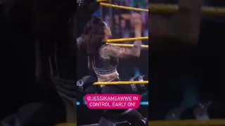 Mercedes Martinez vs Jessi Kamea fight during the WWE NXT Match | WWE New Diva Stars #shorts