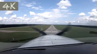 [4K] Cruiser PS-28 landing on RWY 01 in Olsztyn Szymany