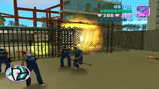 GTA Vice City Mission Using Flamethrower. 5 - Riot